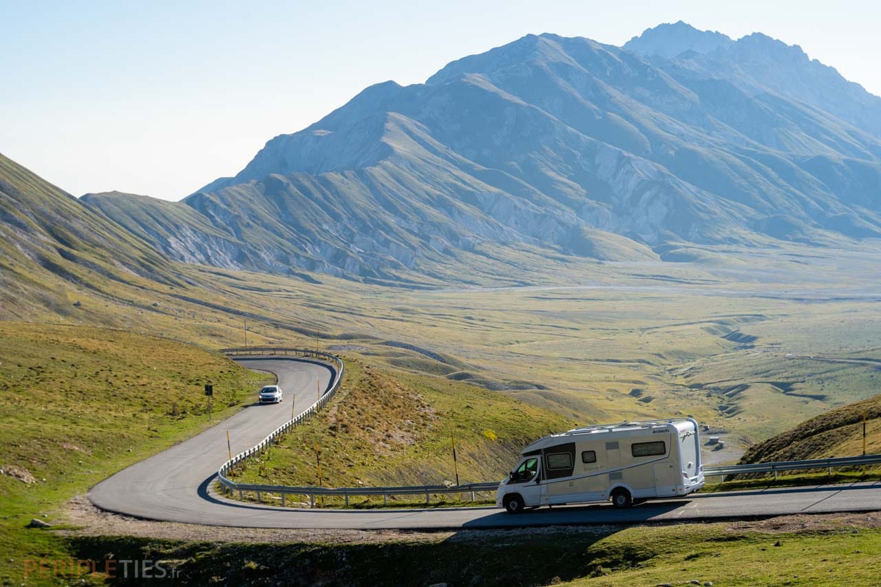 motorhome travel in italy