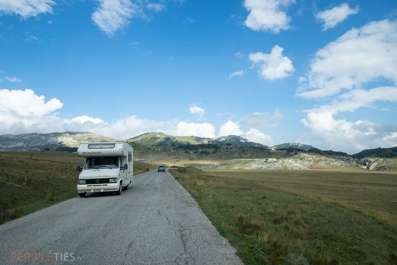 motorhome travel in italy